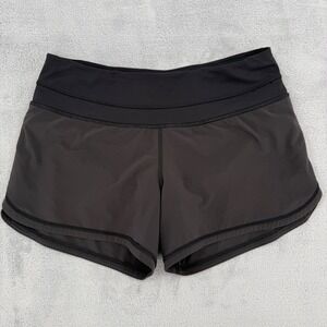 Lululemon Groovy Run Short Lined 4" Black Running Women's Size 4